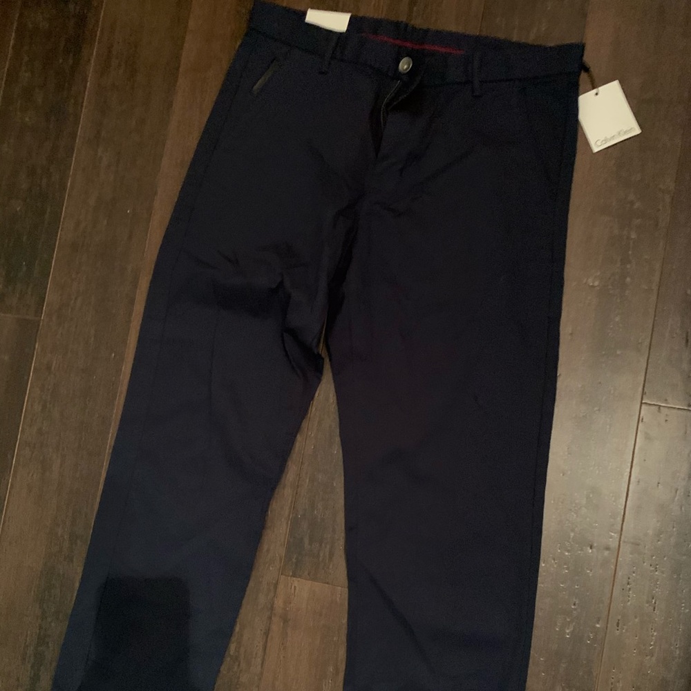 Calvin Klein Navy Dress Pant